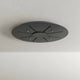 s.luce Belluna Galerieleuchte 8-flammig Ø 80cm Baldachin in modernem Design, schwarz, für stilvolle Innenräume.