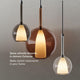 s.luce Belluna Galerieleuchte 8-flammig Ø 80cm Baldachin mit eleganten, mundgeblasenen Glaskörpern in unterschiedlichen Farben.