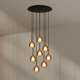 s.luce Belluna gallery light baldacchino a 8 luci Ø 80 cm