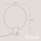 s.luce Cloud Tischleuchte mit Drehschalter