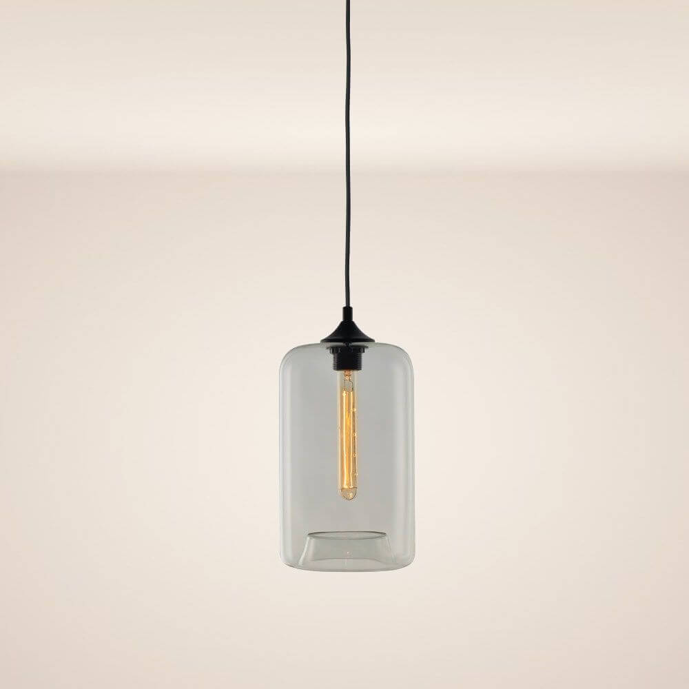 s.luce Cruet Candeeiro suspenso de vidro Up & Low em design moderno e acabamento de alta qualidade.