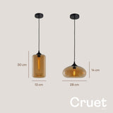 s.luce Cruet flerflammig taklampa