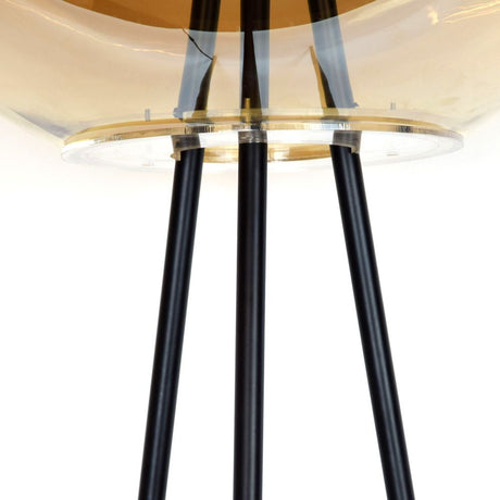 s.luce Lampada da terra Orb Tripod 160cm con globo di vetro