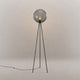 s.luce Dreibein-Stehleuchte Orb Tripod 160cm mit Glaskugel in modernem Design