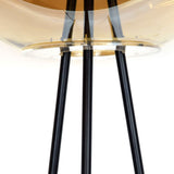 s.luce Tripod-gulvlampe Orb Tripod 160 cm med glaskugle
