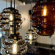 s.luce Echos Esstischlampe 8-flammig 160cm 2-reihig Ø 18cm