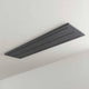 s.luce Echos Esstischleuchte 8-flammig 200cm 3-reihig Ø 25cm moderne Deckenleuchte in Schwarz