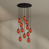 s.luce Echos gallery light 12-flame Ø 80cm canopy Ø 18cm