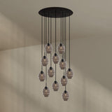 s.luce Echos gallery light 12-flame Ø 80cm canopy Ø 18cm