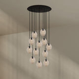 s.luce Echos gallery light 12-flame Ø 80cm canopy Ø 18cm