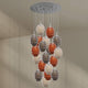 s.luce Echos Galerieleuchte 20-flammig Ø 120cm Baldachin Ø 25cm mit einzigartigem Design in großen Räumen.