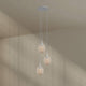 s.luce Luz de galeria Echos 3 luzes Ø 40cm copa Ø 18cm