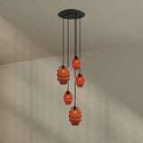 s.luce Echos galería luz 5-llama Ø 60cm dosel Ø 18/25cm