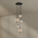 s.luce Echos galería luz 5-llama Ø 60cm dosel Ø 18/25cm