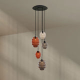 s.luce Echos galería luz 5-llama Ø 60cm dosel Ø 18/25cm