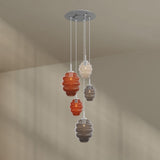 s.luce Echos galería luz 5-llama Ø 60cm dosel Ø 18/25cm