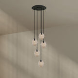 s.luce Echos galería luz 5-llama Ø 60cm dosel Ø 18cm