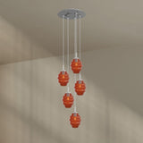 s.luce Echos galería luz 5-llama Ø 60cm dosel Ø 18cm
