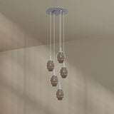 s.luce Echos galería luz 5-llama Ø 60cm dosel Ø 18cm