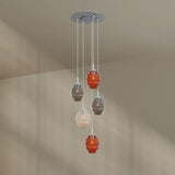 s.luce Echos galería luz 5-llama Ø 60cm dosel Ø 18cm