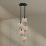 s.luce Echos galería luz 5-llama Ø 60cm dosel Ø 25cm