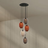 s.luce Echos galería luz 5-llama Ø 60cm dosel Ø 25cm