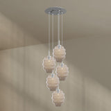 s.luce Echos galería luz 5-llama Ø 60cm dosel Ø 25cm