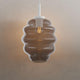 s.luce Echos glass gallery pendant light suspension 500cm white