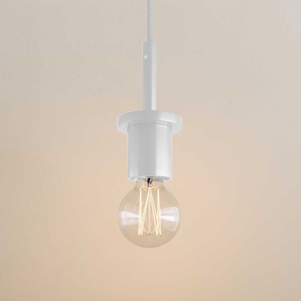 s.luce Echos hængelampe i glas 150 cm hvid