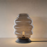 s.luce Echos glasbordlampe E27 med afbryder