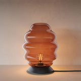 s.luce Echos glasbordlampe E27 med afbryder