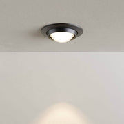 s.luce Beam Einbauspot mit Glaslinse Ø 11cm schwarzer Einbauspot mit Glaslinse, schwenkbar, moderne Deckenleuchte