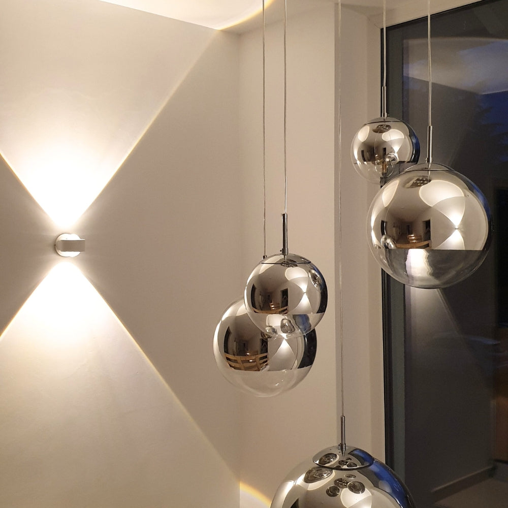 Fairy mirror ball pendant light