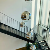 Fairy mirror ball pendant light