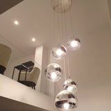 Fairy mirror ball pendant light