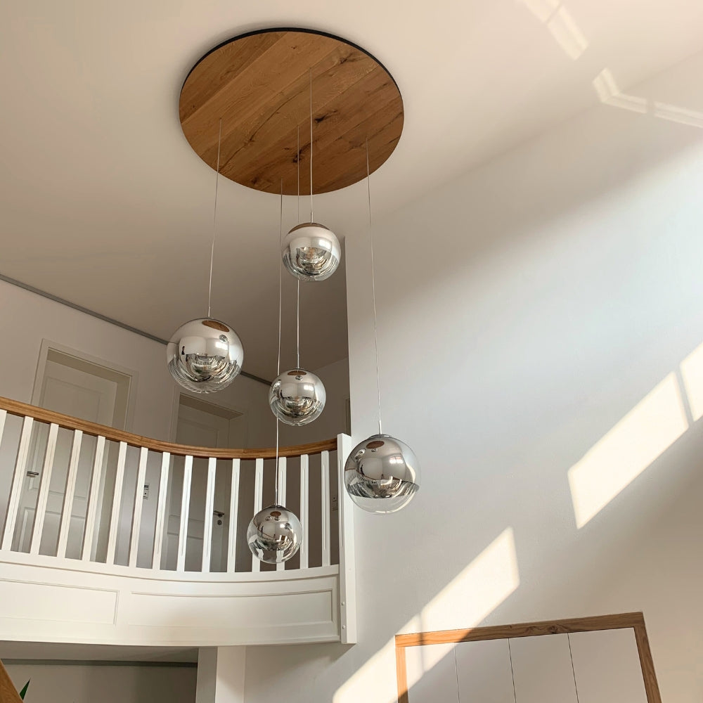 Fairy mirror ball pendant light