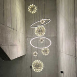 Fusion XXL gallery light LED ring pendant light