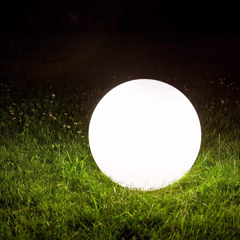 s.luce Globe pro globo duradero para jardín exterior blanco