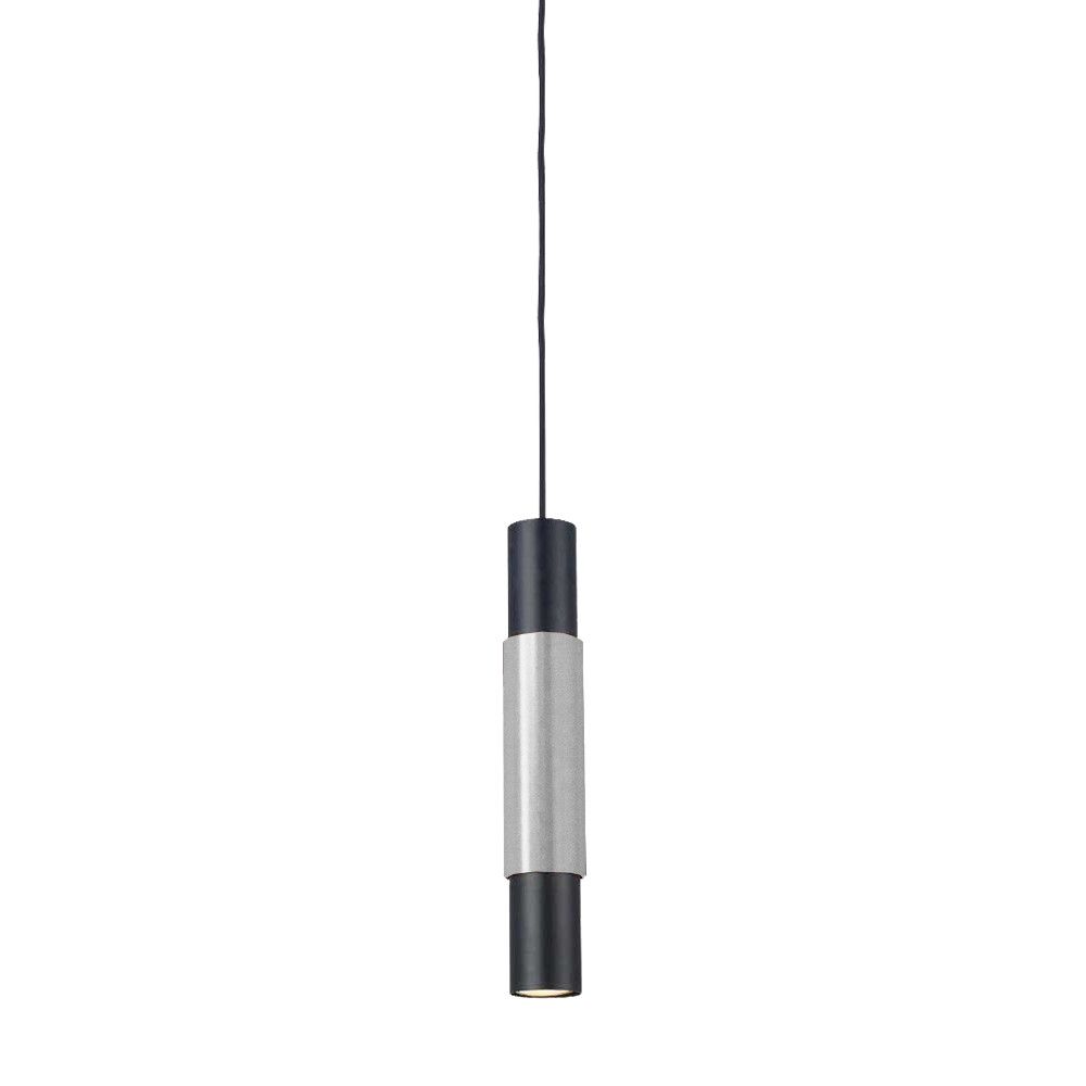 s.luce Lampada a sospensione Crutch incl. cilindro decorativo intercambiabile in un design moderno e lineare.