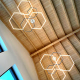 Hexa Ø 100cm LED pendant light direct or indirect