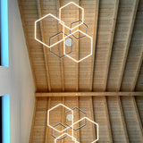 Hexa Ø 100cm LED pendant light direct or indirect