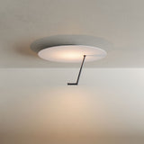 Parete a led gancio e lampada a soffitto