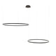 s.luce LED Ring Hängelampe 2-flammig Exzentrisch
