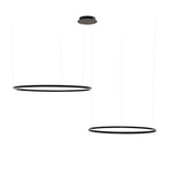 LED 2-Ring Hanging Lamps Combination Eccentric