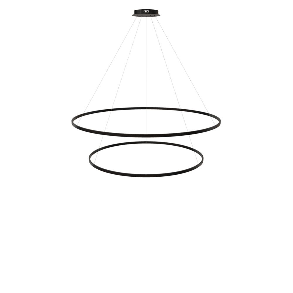 LED 2-ring hanging lights combination centric