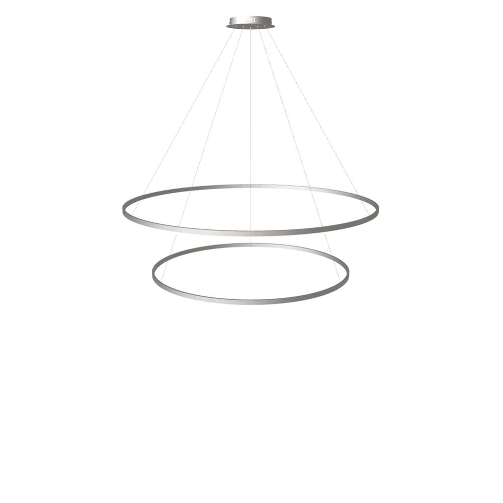 LED 2-ring hanging lights combination centric