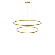 s.luce Candeeiro suspenso de anel LED com 2 luzes centric