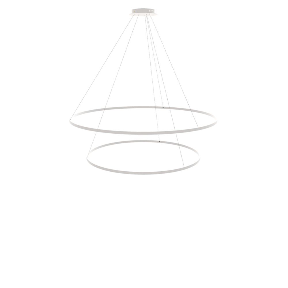 LED 2-ring hanging lights combination centric