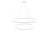 LED 2-ring hanging lights combination centric