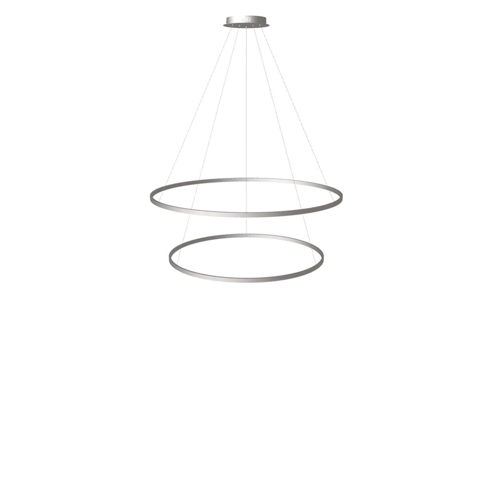 LED 2-ring hanging lights combination centric